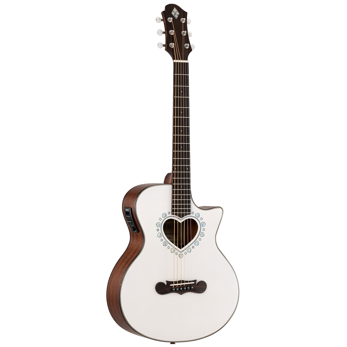 CAM-90HCW, Gloss White Mother of Pearl