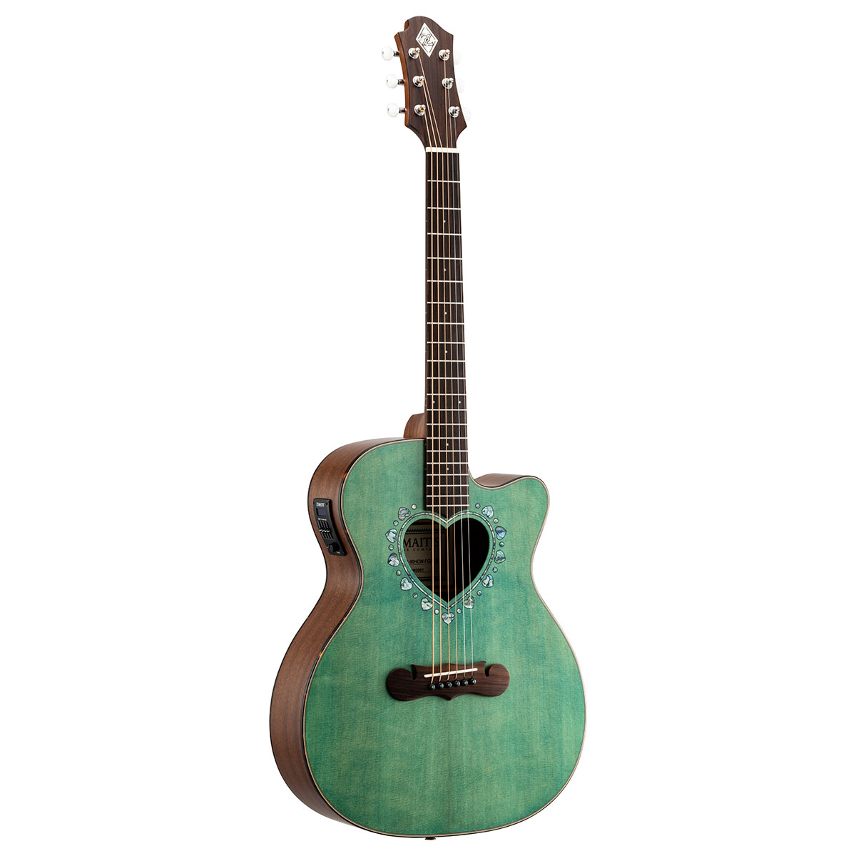 CAF-90HCW Forest Green Abalone