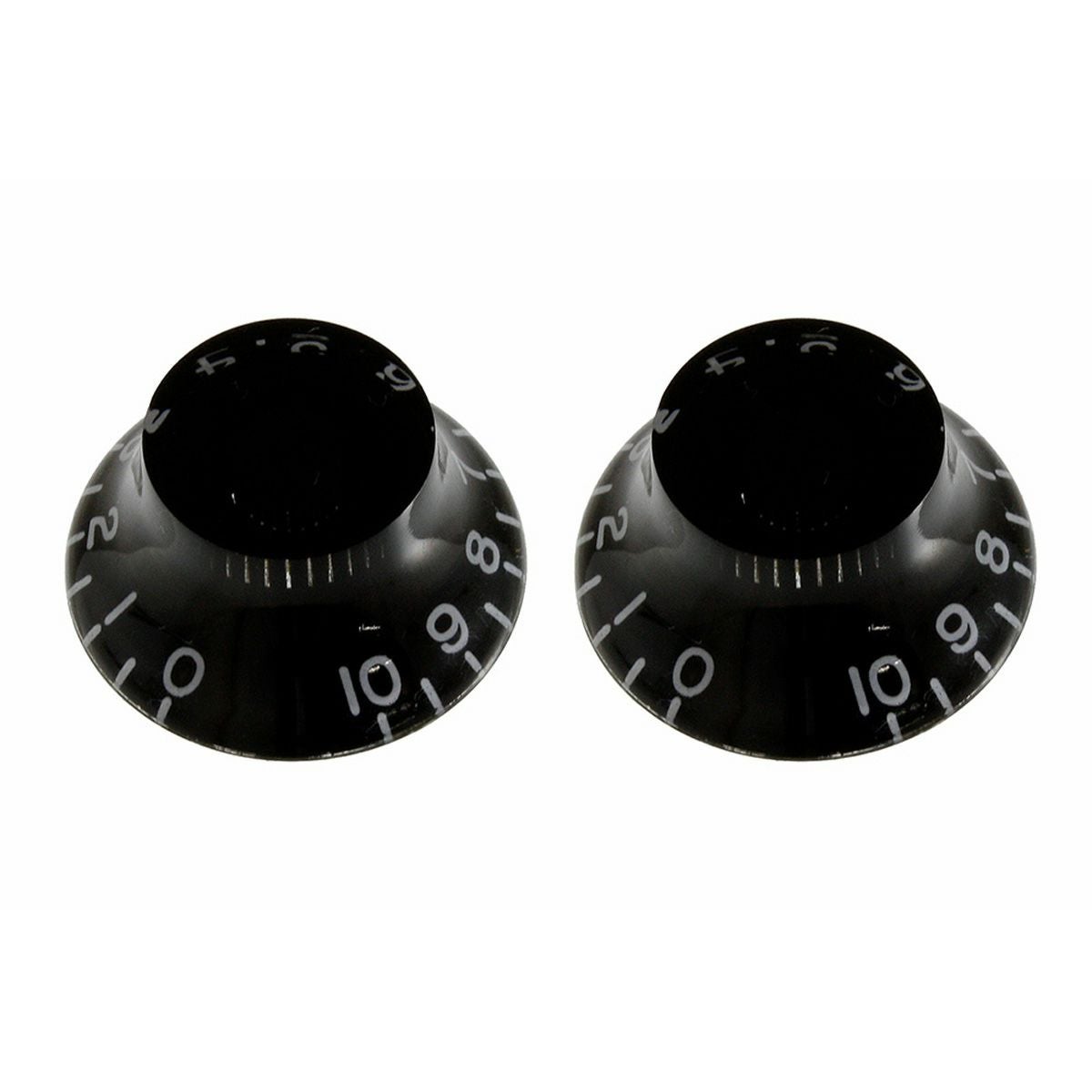 Allparts ( オールパーツ ) PK-0140-L23 Left-handed Black Bell Knobs