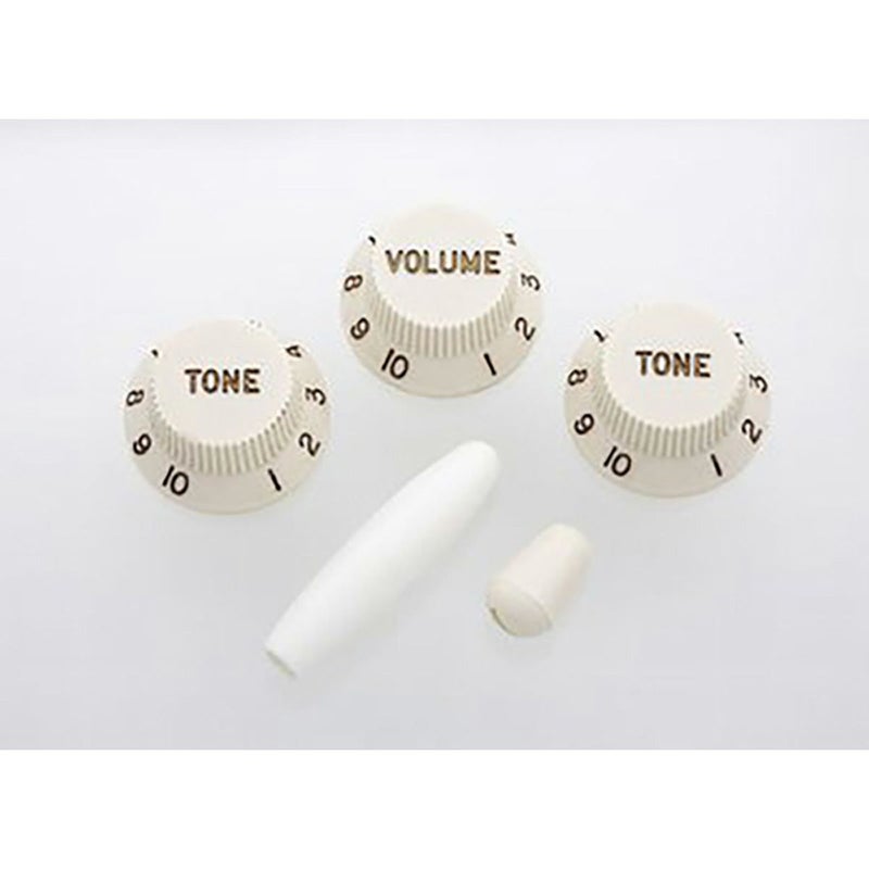 Allparts PK-0178-050 Parchment Knob Set for Stratocaster [5026]の商品画像1