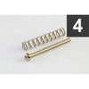 Allparts GS-0394-001 Pack of 4 Nickel Metric Humbucker Mounting Screws [7550]の商品画像1
