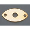 Allparts AP-0615-002 Gold Football Jackplate [6540]の商品画像1