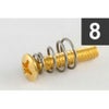 Allparts GS-0064-002 Pack of 8 Gold Pickup Mounting Screws [7545]の商品画像1