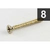Allparts GS-0008-001 Pack of 8 Nickel Humbucking Ring Screws [7563]の商品画像1