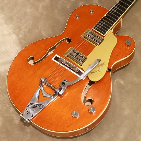Gretsch G6120T-BSSMK Brian Setzer Signature Nashville Hollow Body '59 "Smoke" with Bigsby, Smoke Orangeの商品画像1