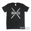 Promuco John Bonham T-Shirt BONZO STENCIL, Black, Smallの商品画像1