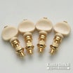 Grover Ukulele Peg 4, Gold White Buttonの商品画像1