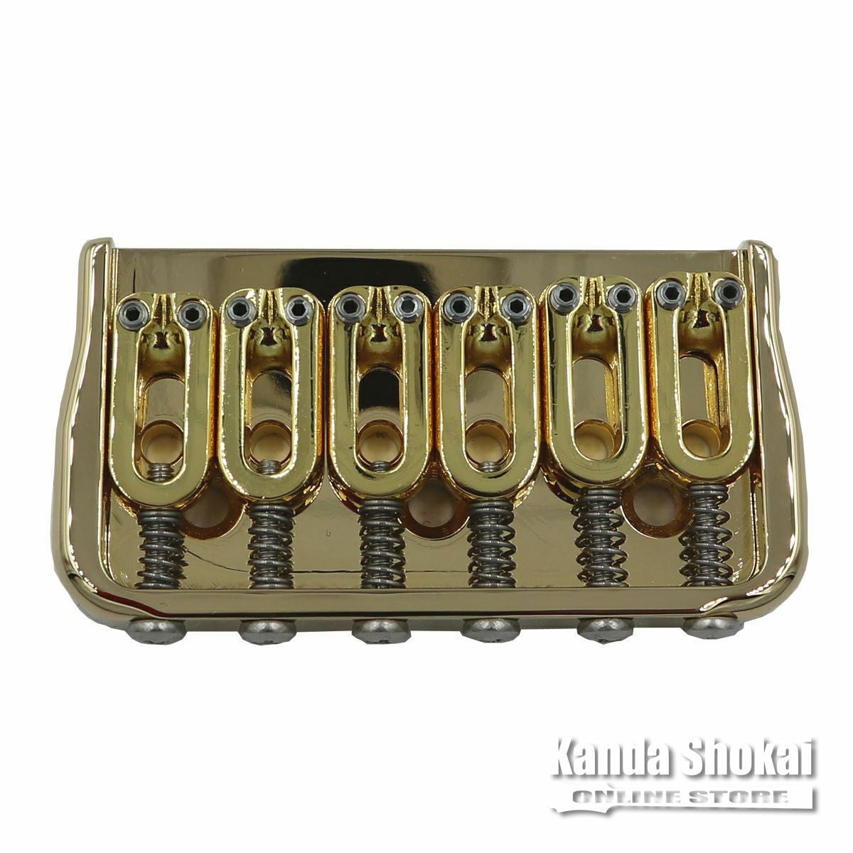 Hipshot ( ヒップショット ) 7 String Fixed Guitar Bridge, Gold