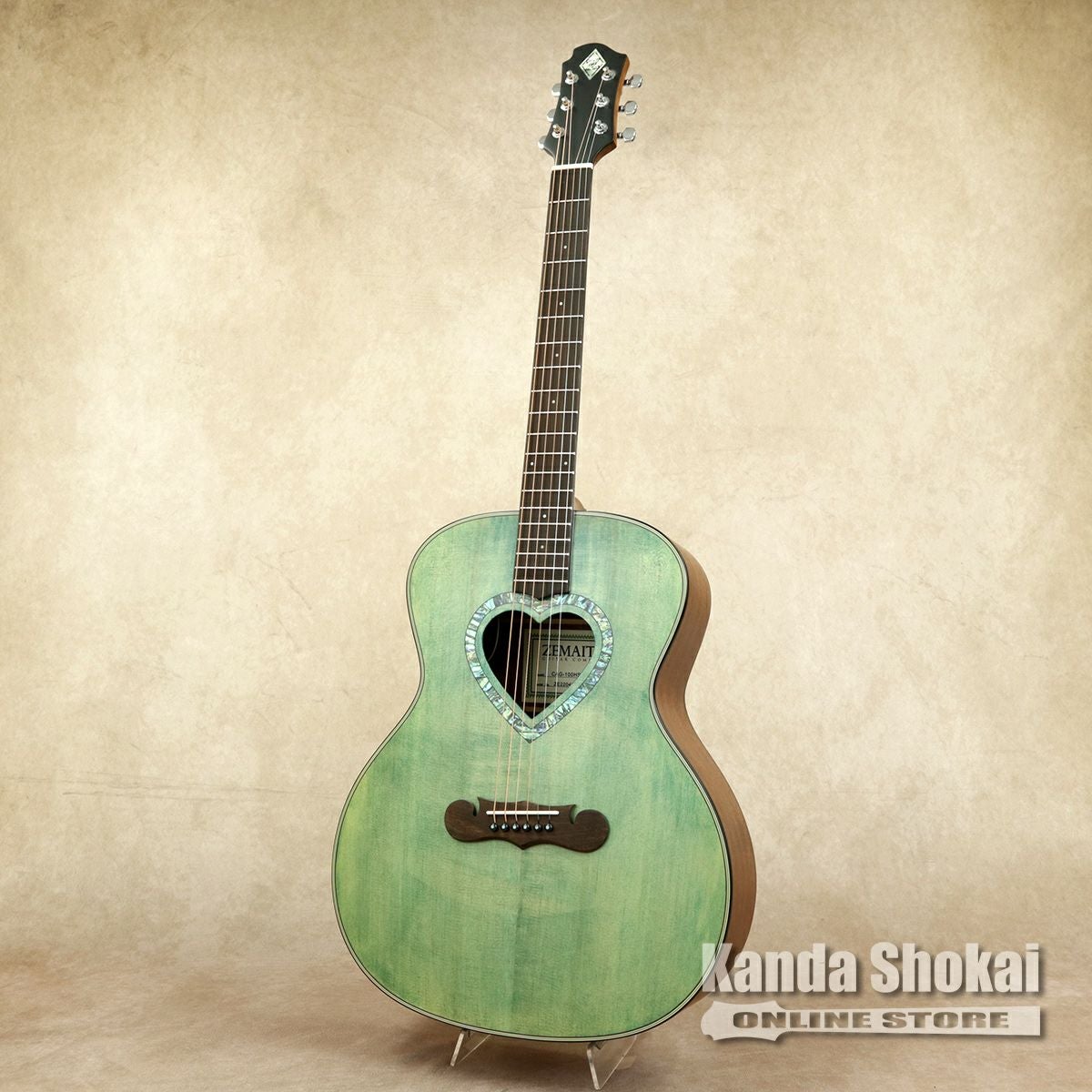 Zemaitis ( ゼマイティス ) CAG-100HS-FGR-E, Forest Green | ギターの