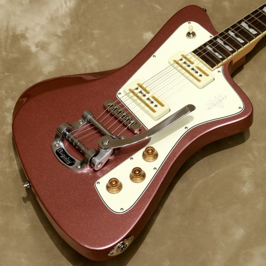 Baum Guitars ( バウム・ギター ) Wingman-W with Tremolo, Burgundy