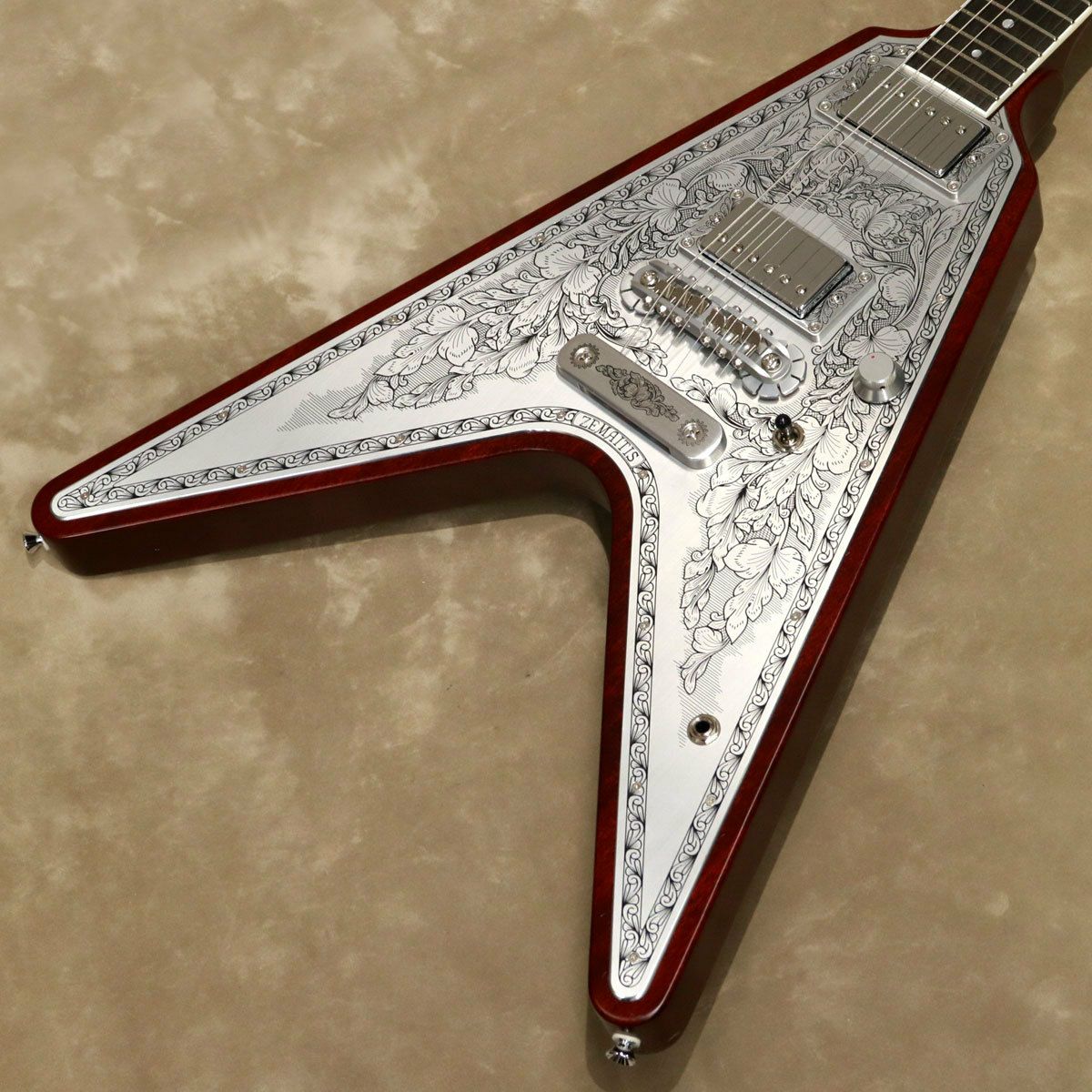 Zemaitis ( ゼマイティス ) Metal Fronts MFV22, Black [S/N: 23048