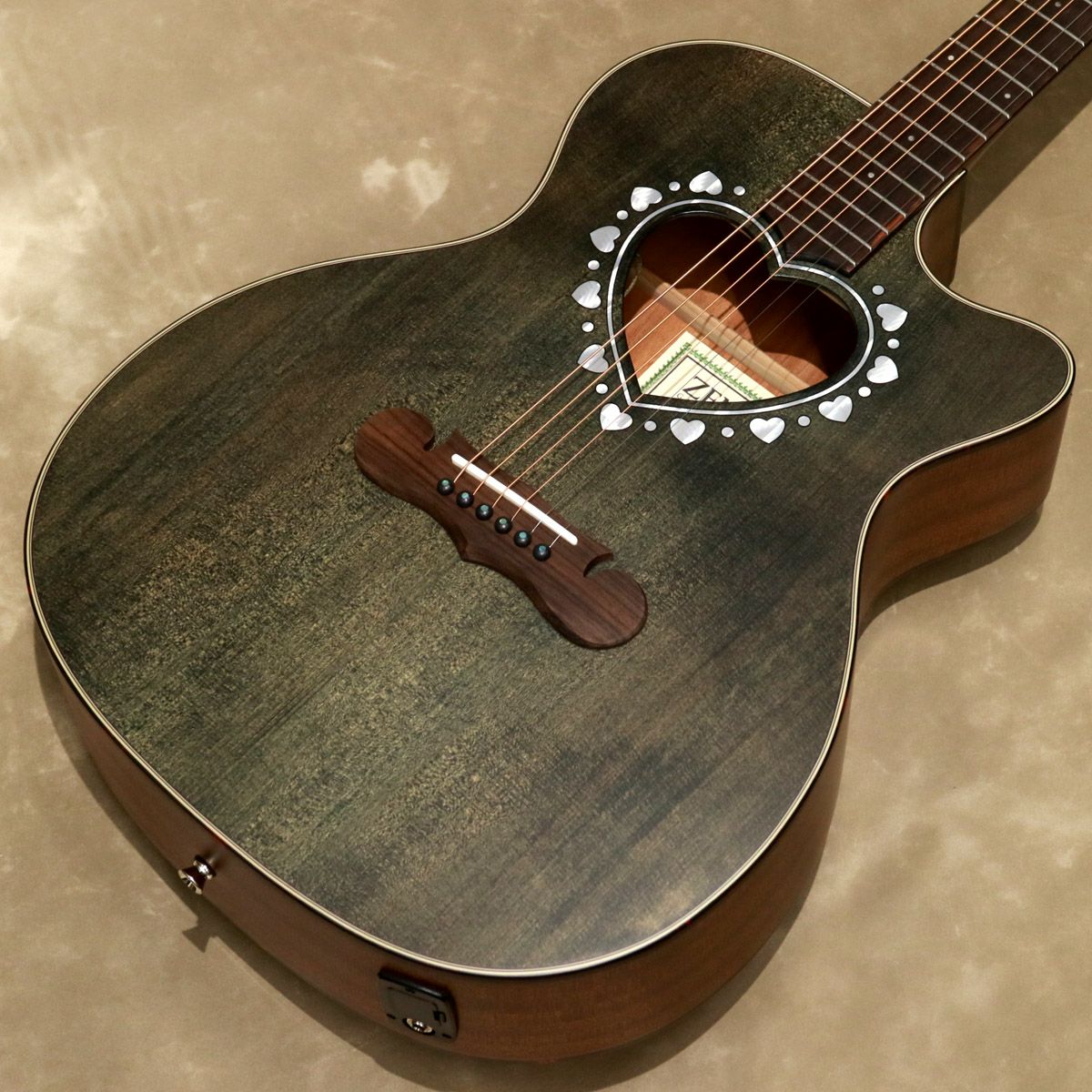 Zemaitis ( ゼマイティス ) CAF-90H, Denim Black Abalone | ギターの