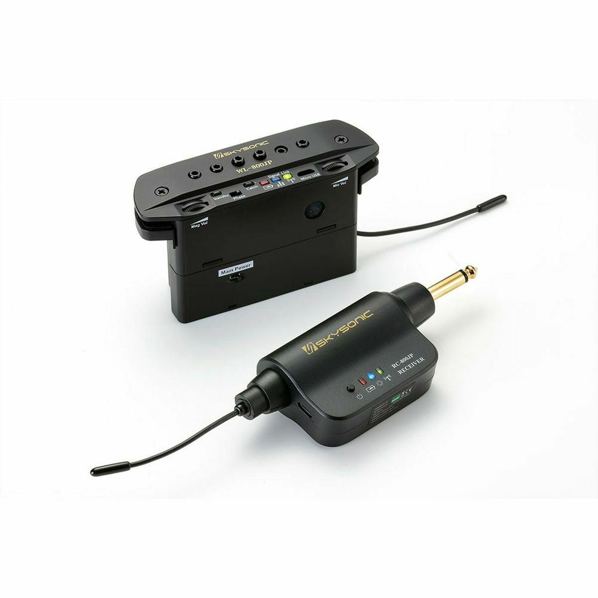 【大人気】Skysonic ギターピックアップブラック 演奏 Skysonic ( スカイソニック ) New T-903 2Way Sound Hole Pickup