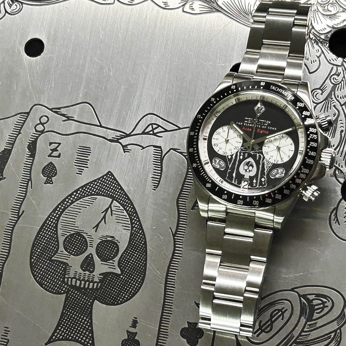 Zemaitis ( ゼマイティス ) Watch ZWCHRONO25DH, (ドラゴン＆ハート