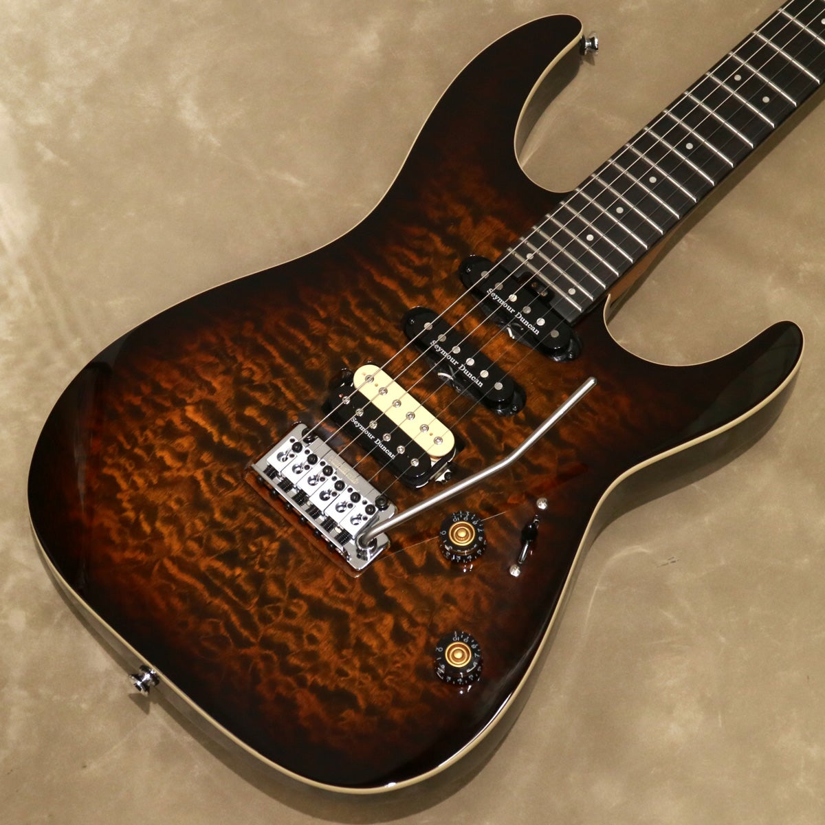 Charvel ( シャーベル ) Pro-Mod Plus DK24 HH 2PT EB QM,Midnight